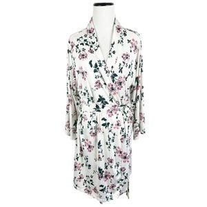Nanette Lepore Floral Sleepwear/Intimate Robe Size Large